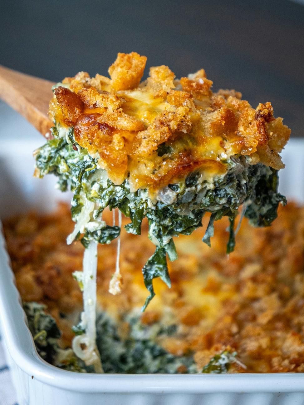 Creamy Spinach Casserole