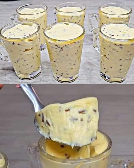 Chocolate Chip Custard Pudding