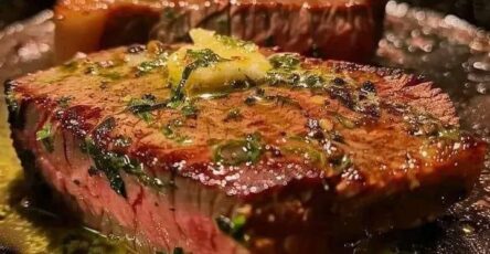 Pan-Seared Steak with Herb Butter