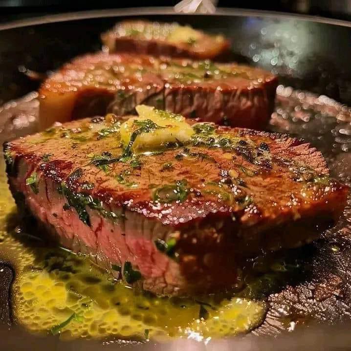 Pan-Seared Steak with Herb Butter