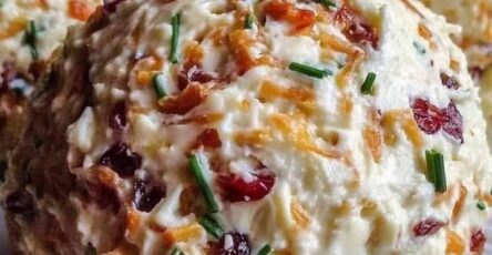 Cranberry Bacon Cheese Ball