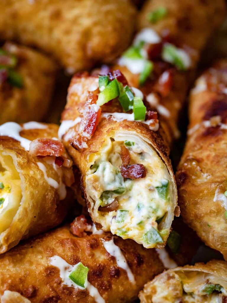 Jalapeño Popper Egg Rolls