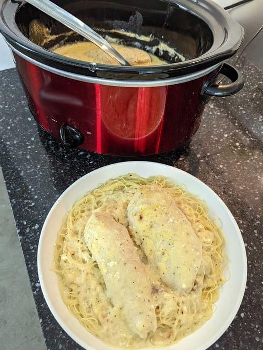 Slow Cooker Creamy Italian Chicken