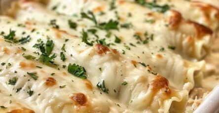 Creamy Chicken Alfredo Lasagna