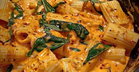 Creamy Tomato and Spinach Pasta