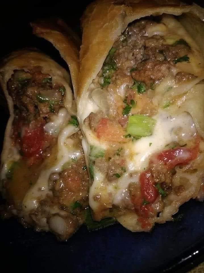 Cheesy Beef and Veggie Stuffed Burritos