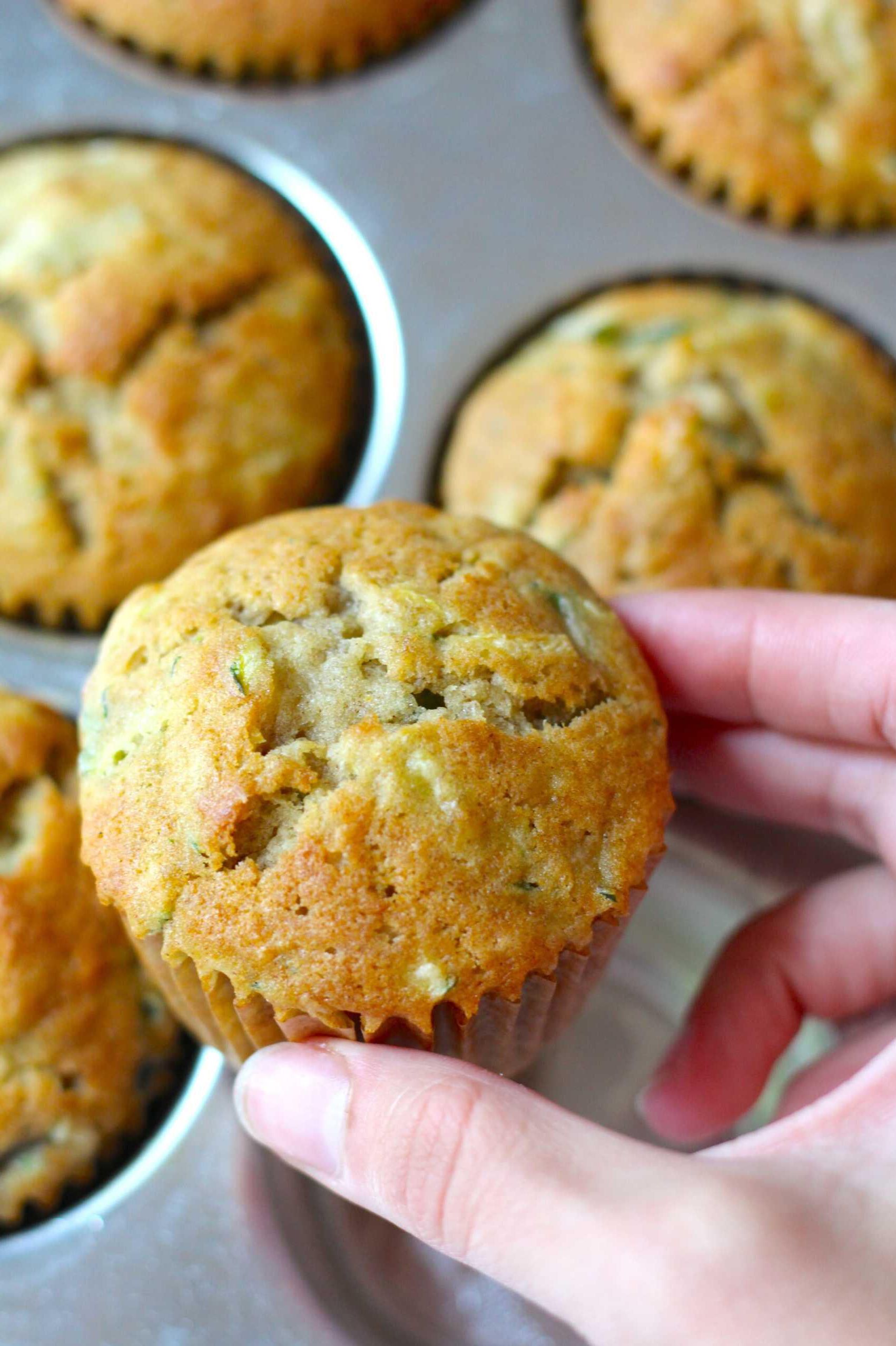 Zucchini Banana Muffins