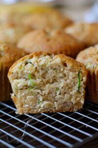 Zucchini Banana Muffins