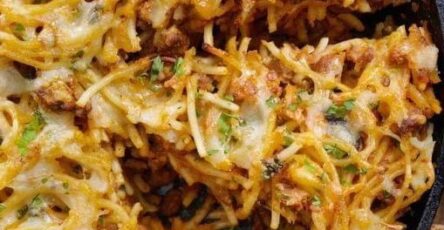 Baked Beef Spaghetti