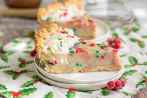 Christmas Sugar Cream Pie