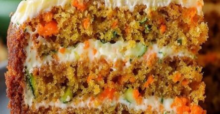 Carrot Zucchini Cake with Cream Cheese Frosting