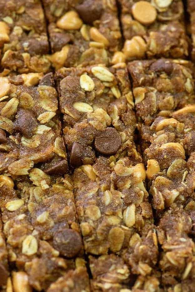 Homemade granola bars