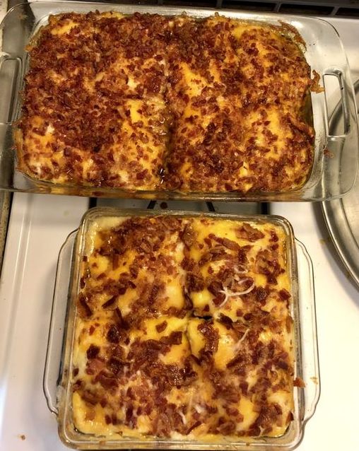 Cheesy Loaded Meatloaf Casserole