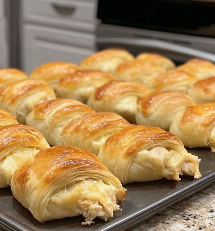 Baked Chicken Stuffed Crescent Rolls