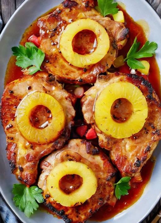 Baked Pineapple Pork Chops Recipe