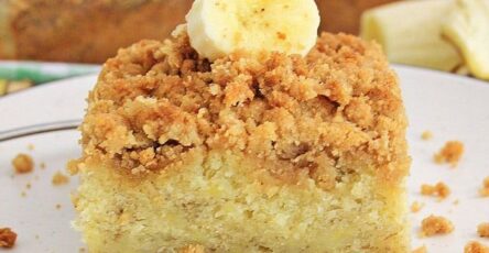 Banana Crunch Cake Recipe