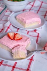 Strawberry Crunch Tres Leches Cake