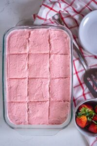 Strawberry Crunch Tres Leches Cake