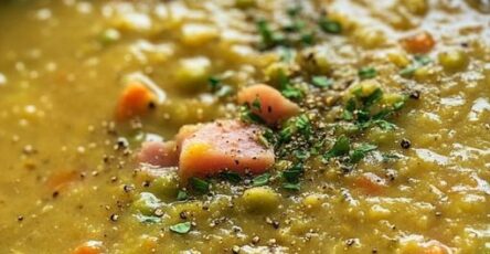 Slow Cooker Pea & Ham Soup