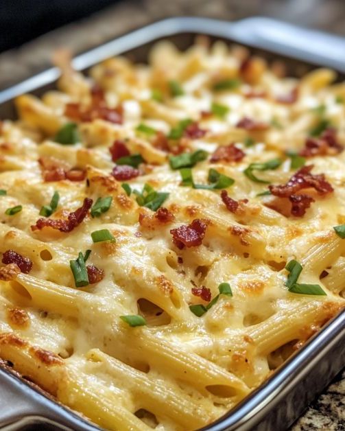 Baked Crack Chicken Penne