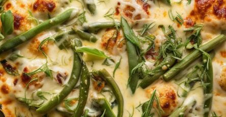 Mozzarella And Green Bean Casserole