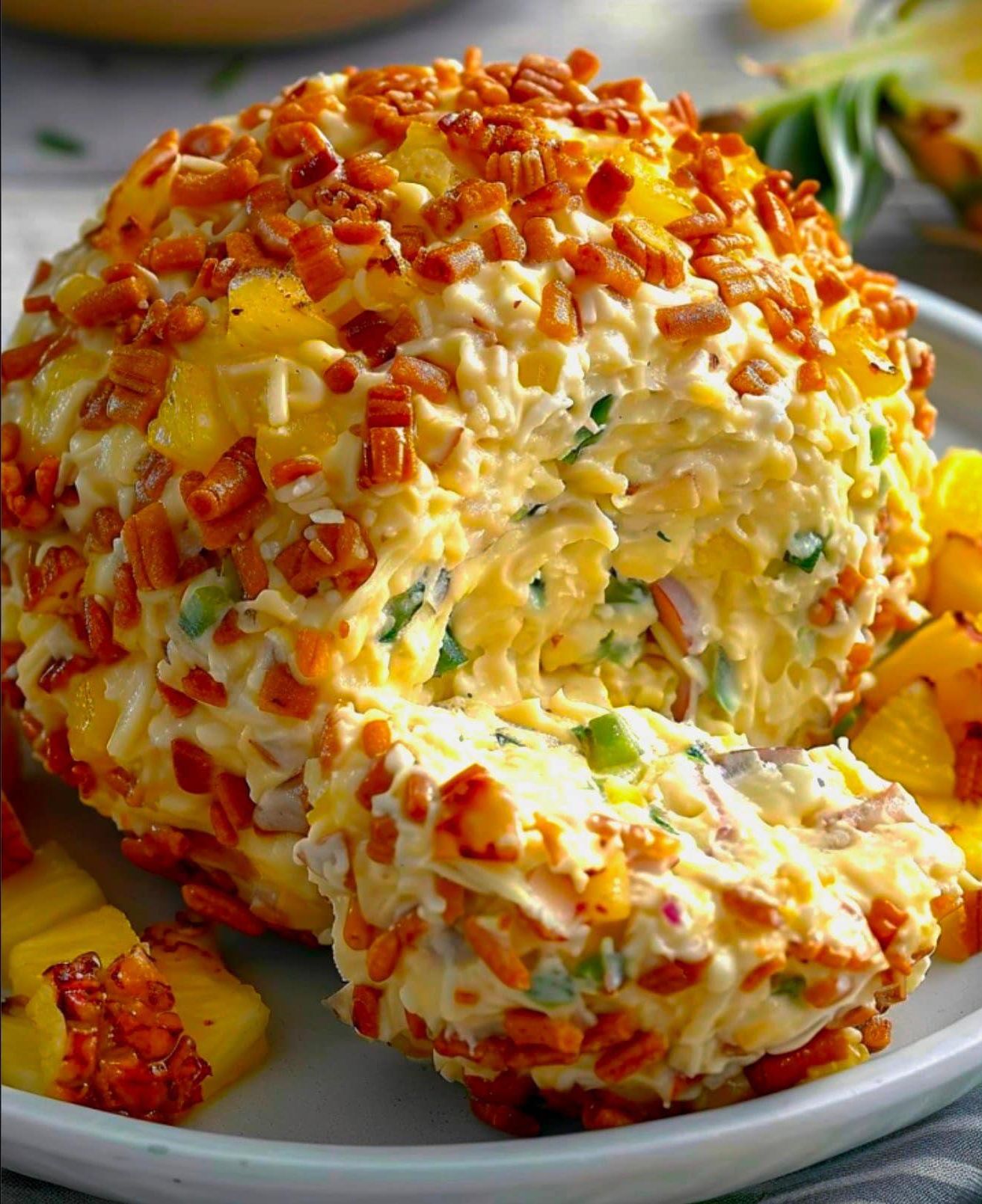 Heavenly Pineapple Cheeseball