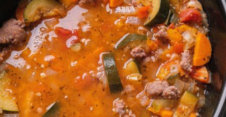 Slow Cooker Italian Summer Soup