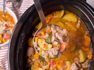 Slow Cooker Italian Summer Soup