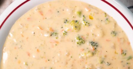 Broccoli Cauliflower Cheese Soup