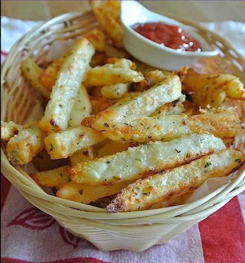 Baked Garlic Parmesan Fries