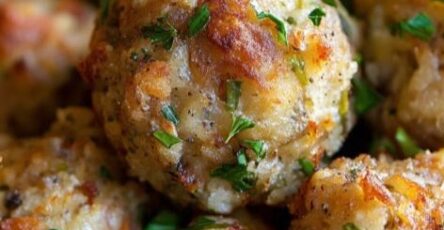 Turkey stuffing balls