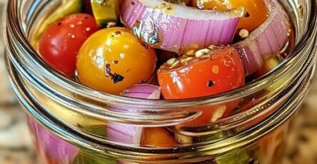 Pickled cherry tomatoes