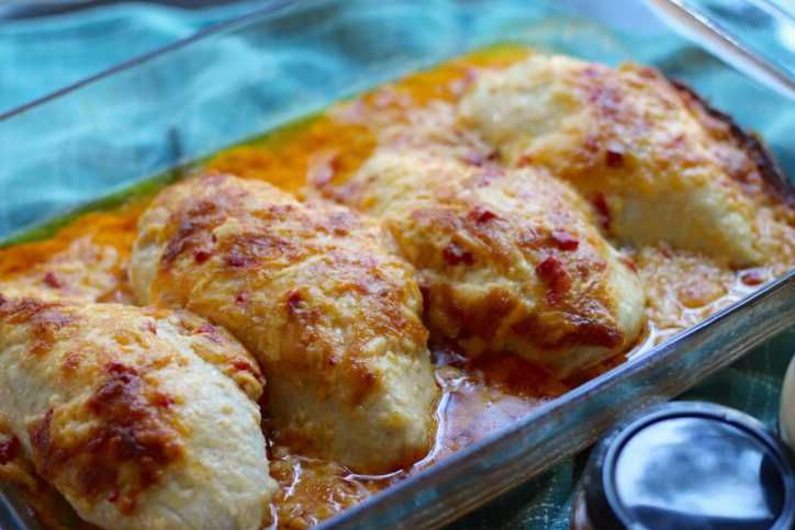 Pimento Cheese Baked Chicken