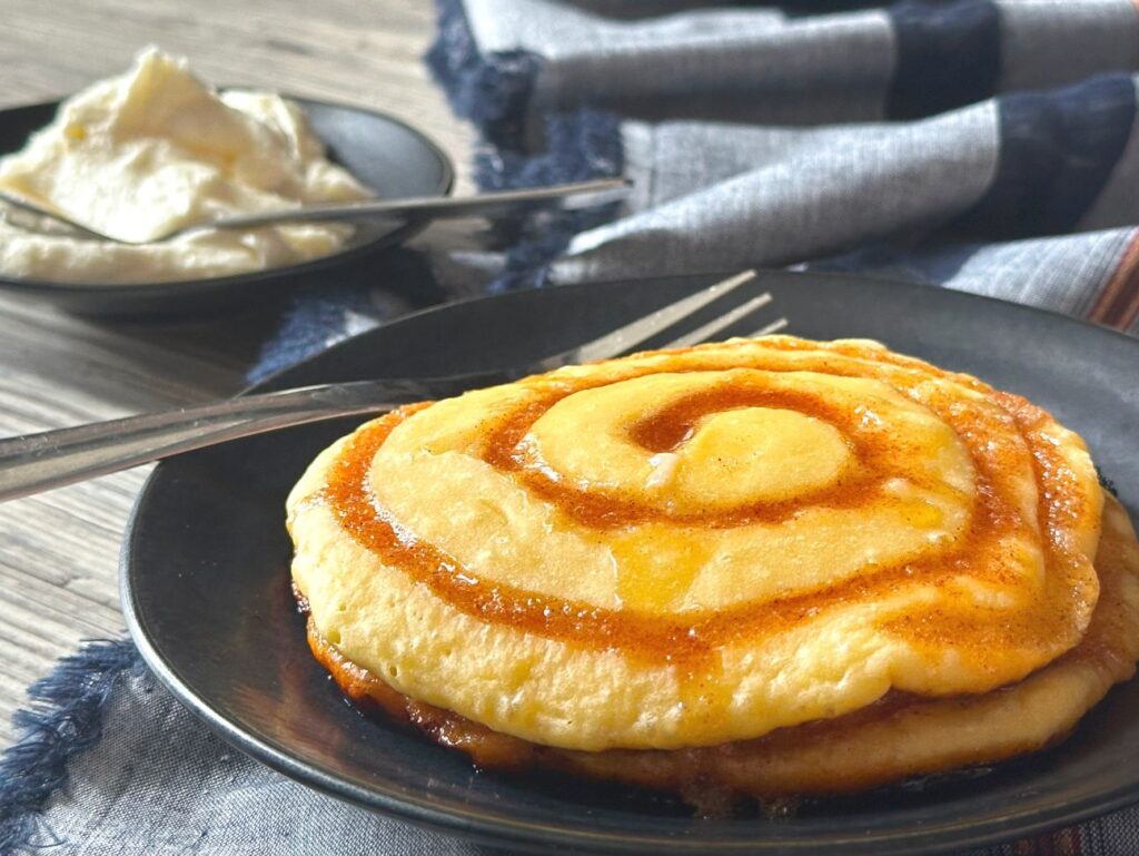 Cinnamon Roll Pancakes