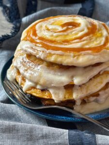 Cinnamon Roll Pancakes