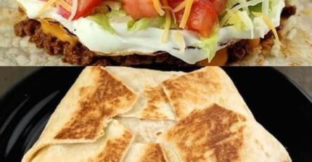 Homemade Crunchwrap Supreme