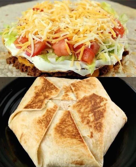 Homemade Crunchwrap Supreme