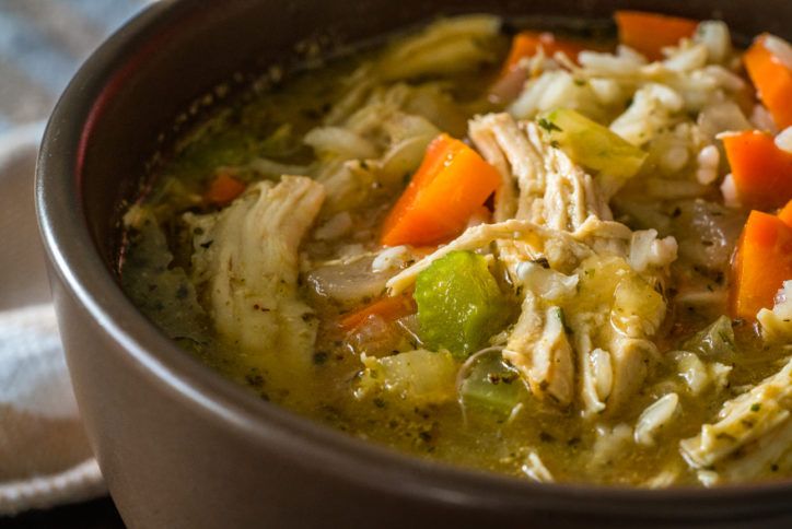 Ranch Chicken and Rice Soup