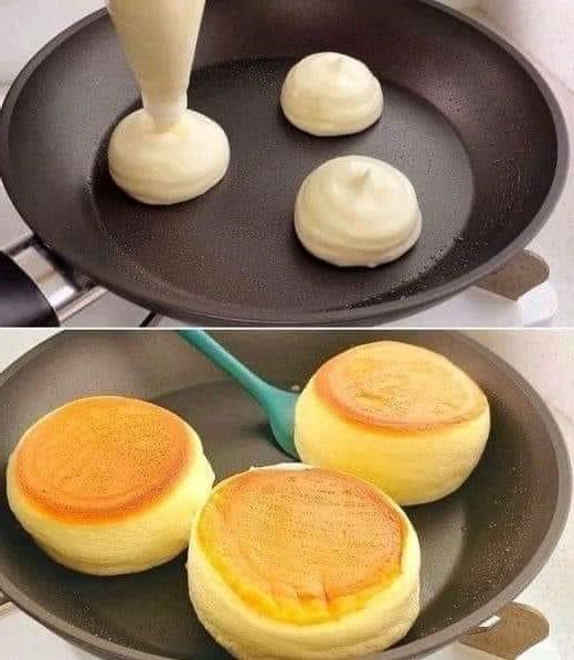 Fluffy Japanese pancakes