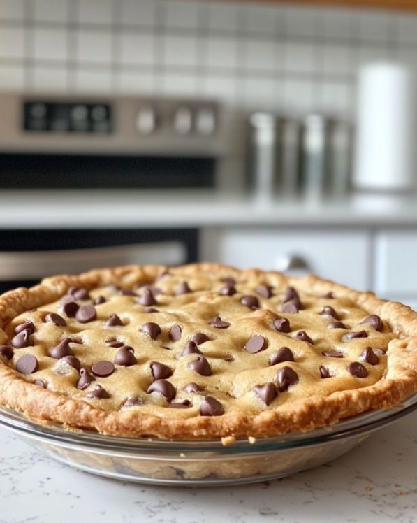 Chocolate Chip Cookie Pie