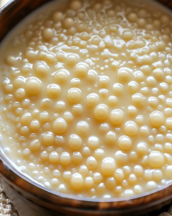 Slow Cooker Tapioca Pudding