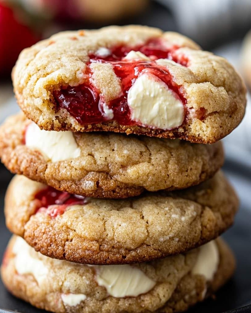 Strawberry Cheesecake Cookies