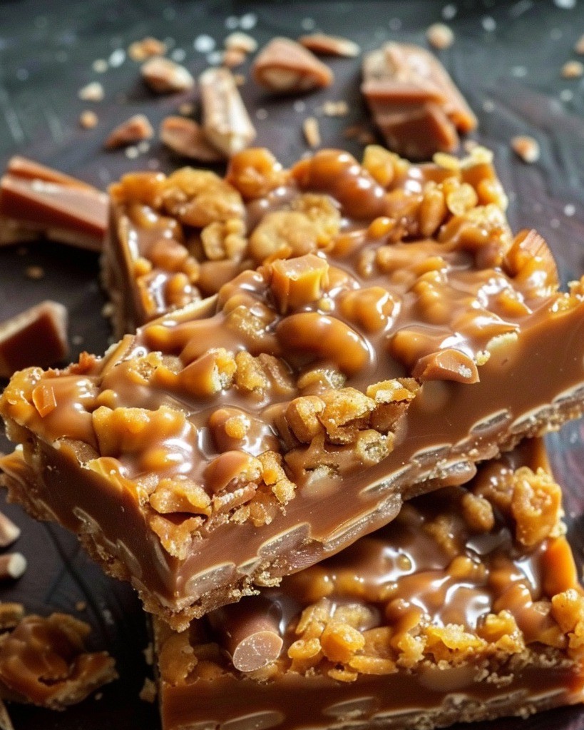 Butterfinger Caramel Crunch Bars