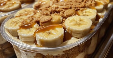 Caramel Banana Pudding with Extra Cookies