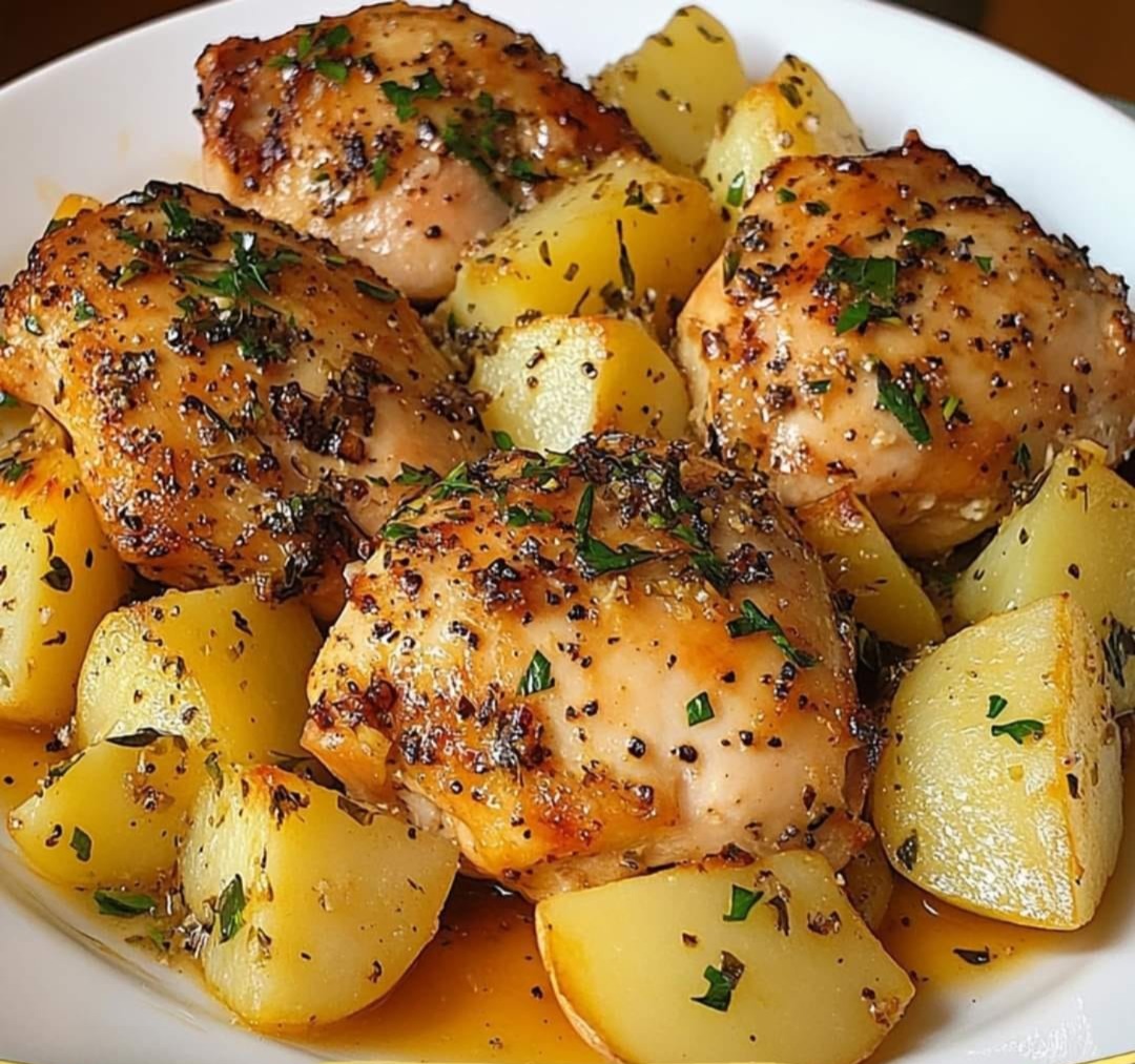 Greek Lemon Chicken and Potatoes