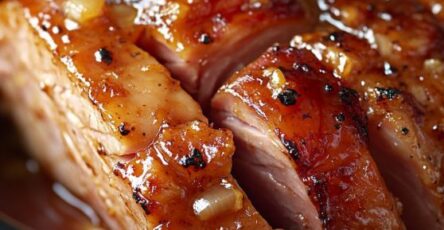 Slow Cooker Honey Mustard Ham