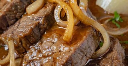 Slow Cooker Cubed Steak