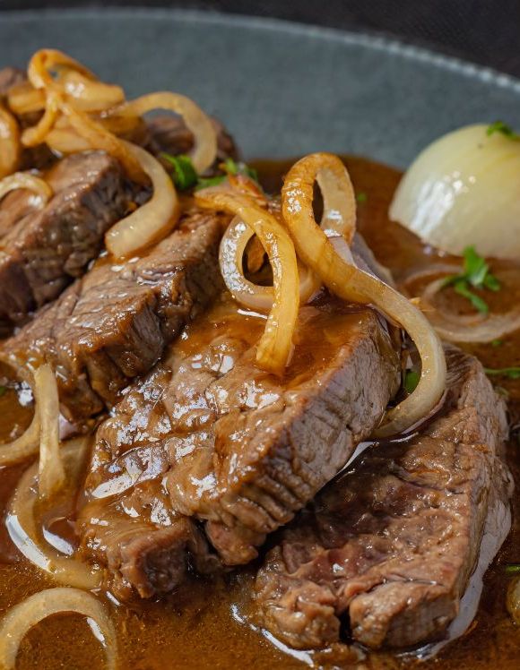 Slow Cooker Cubed Steak