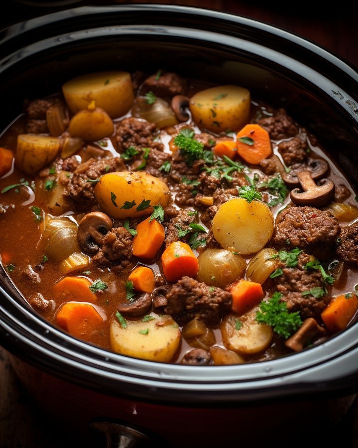 Slow Cooker Witches Brew Stew