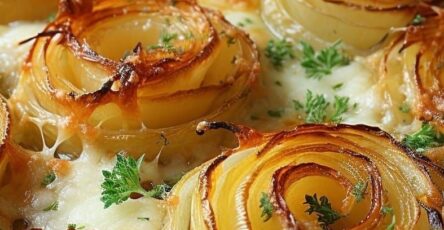 Caramelized Onion Roses